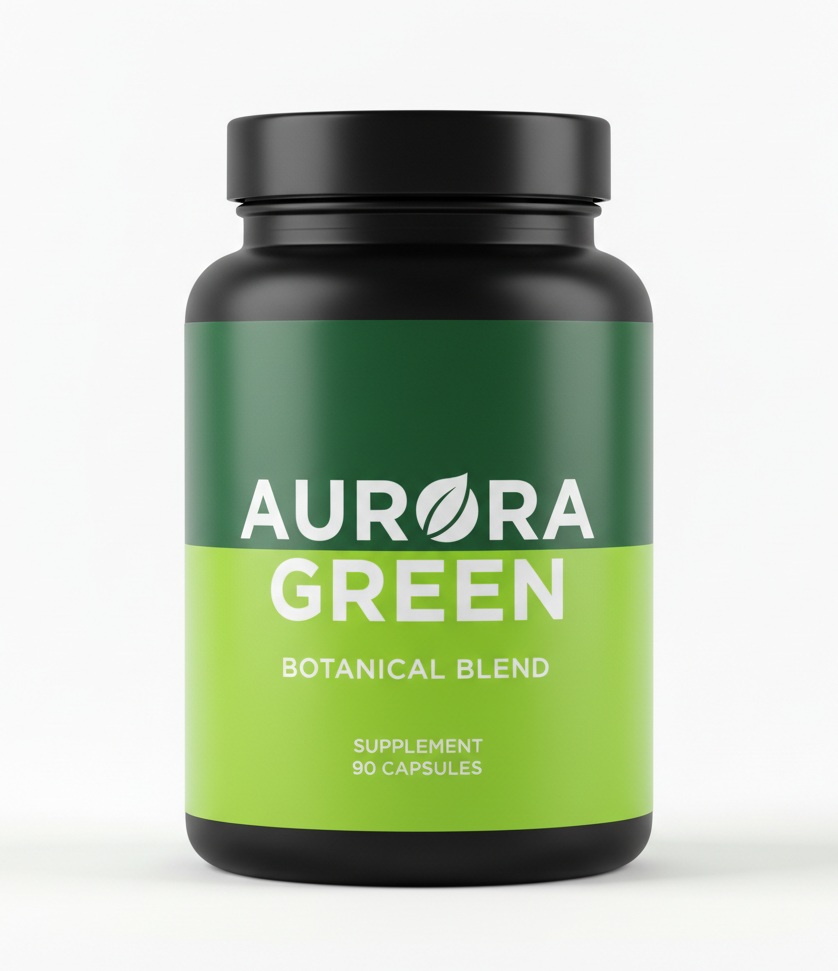 Aurora Green nutritional support complex bottle